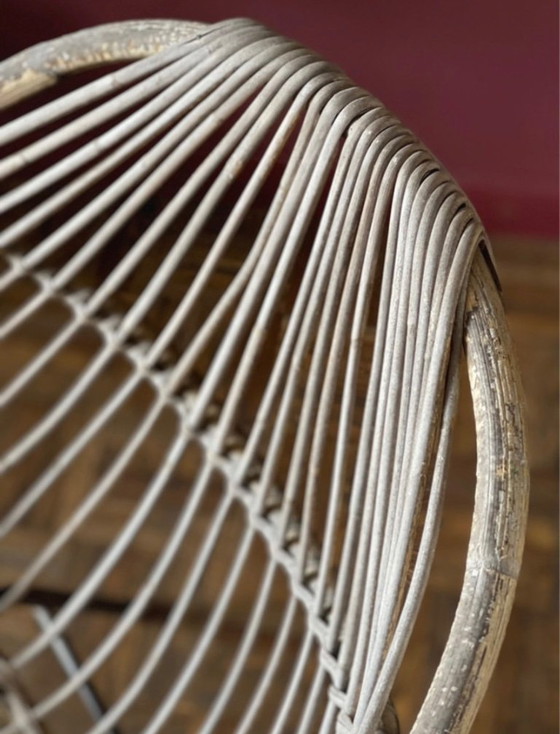 Image 1 of Poul Hundevad Stijl rattan chair.