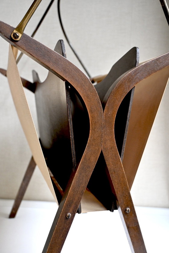 Image 1 of Bellissimo grande portariviste vintage degli anni '50