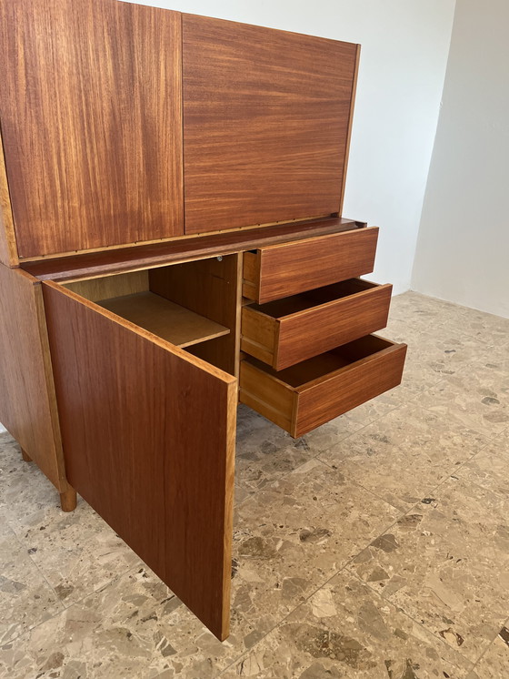Image 1 of Vintage ladekast van teak en eikenhout