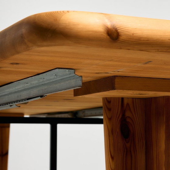 Image 1 of MK11071 Set da pranzo in pino di Rainer Daumiller per Hirtshals Savvaerk, set di 7 persone