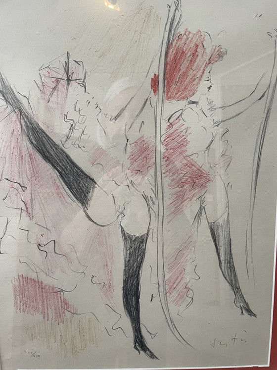 Color Lithograph by Marcel Vertes – Lithographs & prints, Glass, Paper (photo 3 of 7)