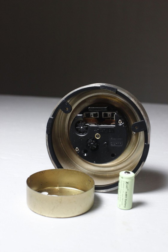 Image 1 of Reloj de sobremesa Wehrle World Time antiguo, Alemania, década de 1970.