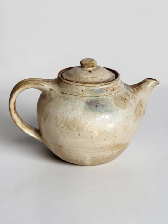 Glazed stoneware teapot – Hervé Rousseau, Atelier de Boisbelle, La Borne – Kitchen accessories, Porcelain (photo 3 of 12)
