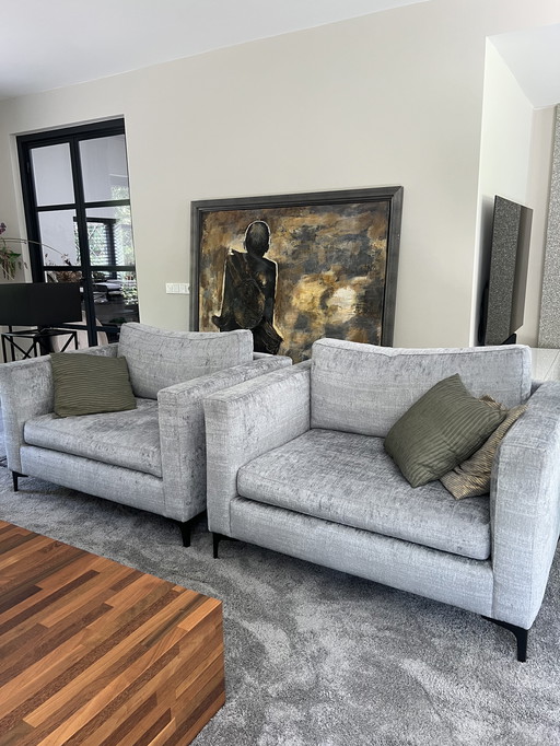 Keijser & Co Armchair Gray 2 pcs.
