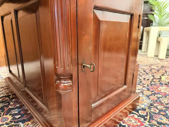 Escritorio clásico inglés Chesterfield Partnerdesk – Leather, Wood (photo 14 of 19)