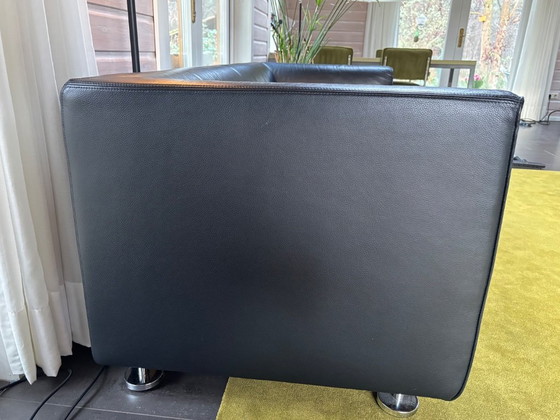 Image 1 of Sofa, Gelderland 4800 Black Leather