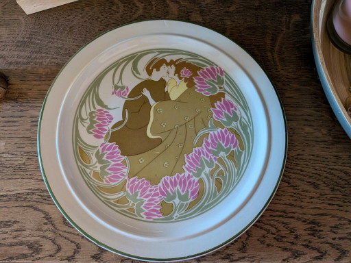 K&G Luneville Art Nouveau Decorative Bowl