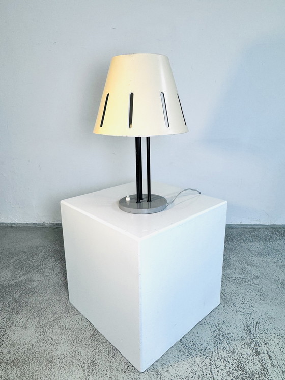 Image 1 of MODEL 9 SUN SERIES TABLE LAMP BY H. BUSQUET FOR HALA ZEIST, THE NETHERLANDS, 1950s