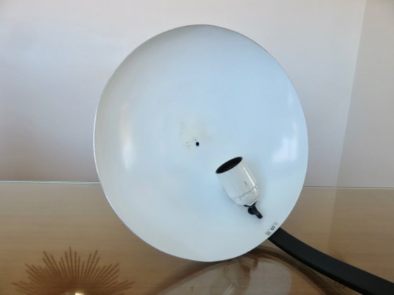Image 1 of "Snake" lamp by Veneta Lumi, UFO, space age, saucer, made in Italy, 1980