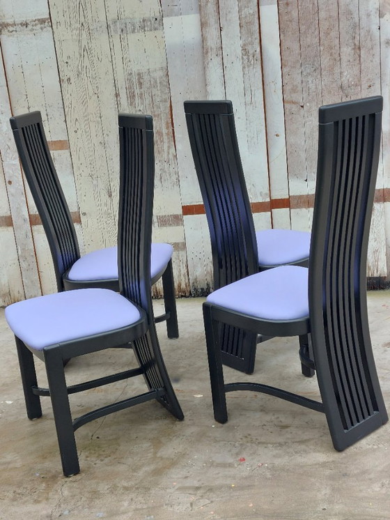 Image 1 of Sedie modello L4k 252 di Liberty, set di 4. Design