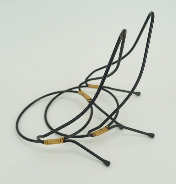 Image 1 of Set aus 4 wandmontierten Blumentopfhaltern im Mid-Century-Stil, Metall und Kunststoff, 1950er Jahre
