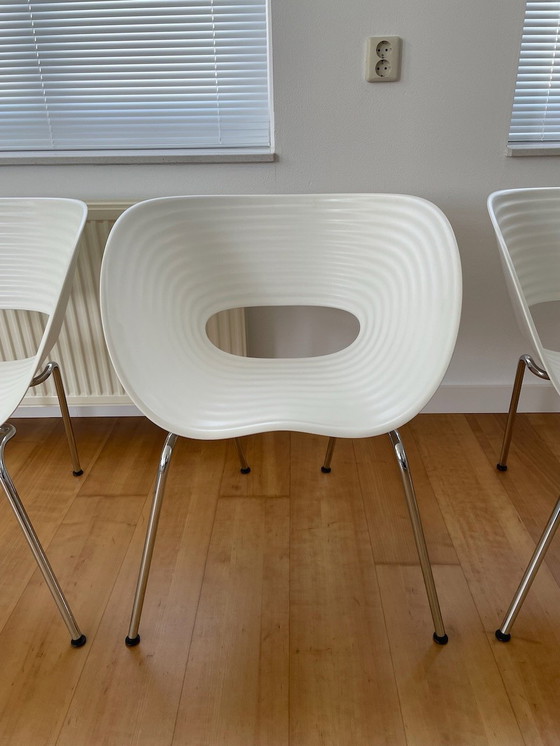 Image 1 of 4x Sillas Vitra Tom Vac para interior o exterior