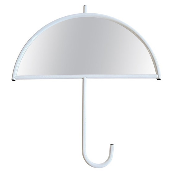 Image 1 of Postmoderne parapluvormige wandspiegel,L'isola che non c'è, Italië 1980