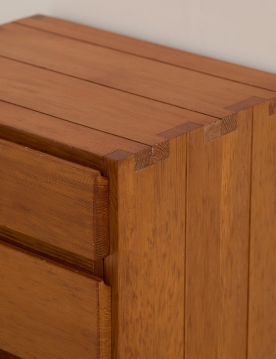 Image 1 of Cassettiera Regain Savoie Collection in pino massello, vintage, circa 1975