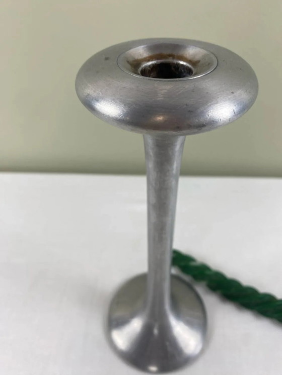 Vintage design kandelaar – Ikea, Kandelaars en kaarsen, polished steel, Metal (photo 3 of 12)