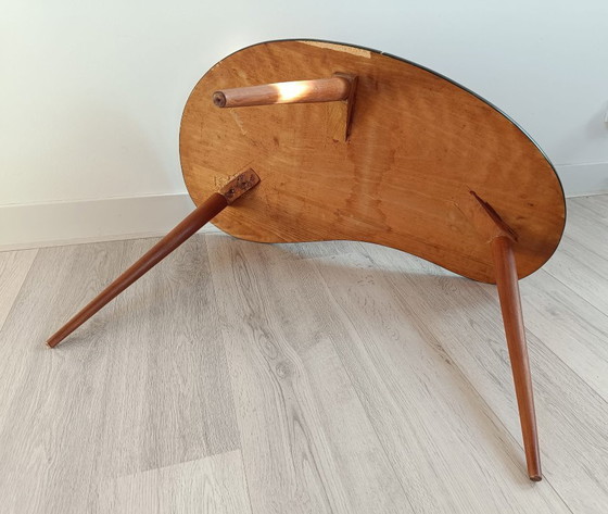 Image 1 of Kidney-shaped side table from the 1960s