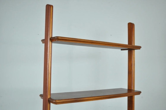 Image 1 of Mobiletto a muro in legno vintage di metà secolo, anni '60