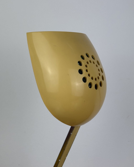 Image 1 of Lamp Table + Clock Vintage Clock - Lamp Zeitlicht Timco 1970s Bedside Lamp 70s Digital Alarm Clock Mid Century Modern Space Age