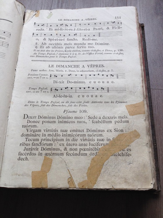Image 1 of Libro antifonario romano del 1864