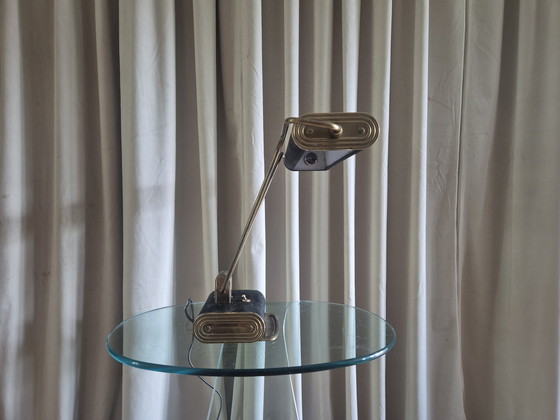 Image 1 of Lampada Juno Eileen Gray nera e oro