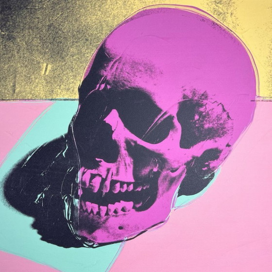 Image 1 of 1986 Carnegie Museum of Art After Andy Warhol "Skull" Lithograph