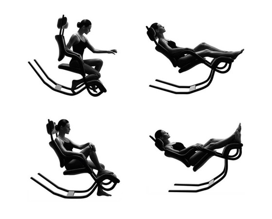 Image 1 of Stokke Gravity relaxstoel van Peter Opsvik - leer