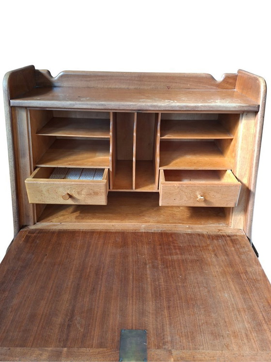 Image 1 of Original Vintage 1960s Mid-Century Modern Folding Desk Secretaire