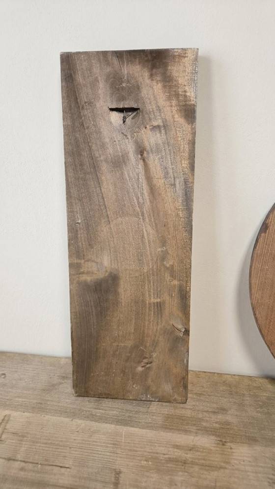 Panneau mural en bois sculpté en relief, art mural, milieu du XXe siècle, 55 × 20 × 5 cm – Sculptures, Wood (photo 4 of 7)