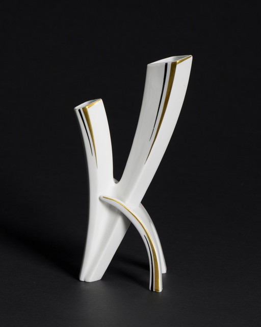 Mid-Century Porcelain Vase by Schaubach Kunst, Germany, 1950s–60s