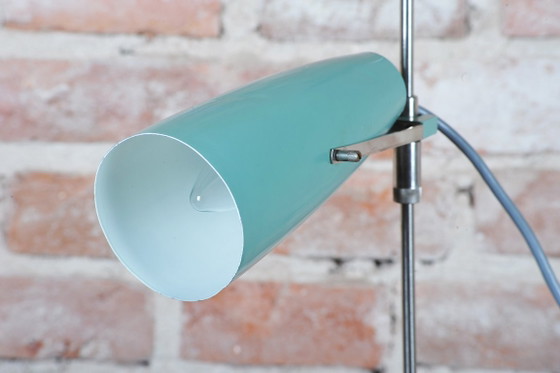 Restored Mid-Century Table Lamp, by J. Hůrka for Napako, Rewired, Czech, 1950s – Metal, Chrome (photo 6 of 9)