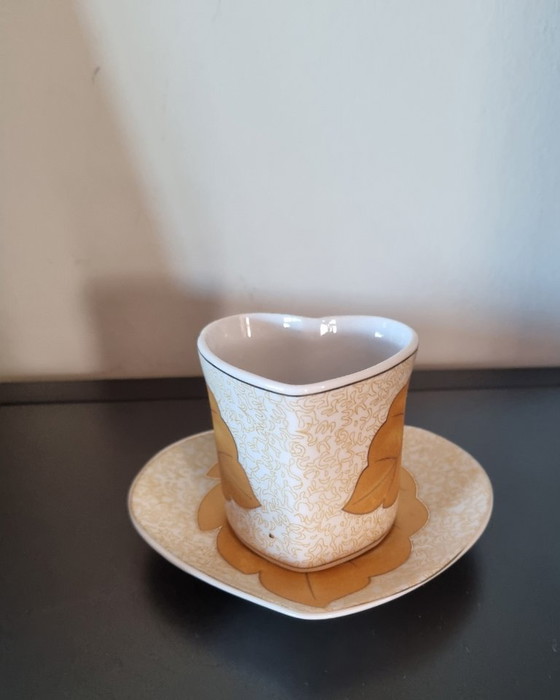 Belle tazze e piattini in ceramica/porcellana Bay (5 pezzi) – Bay Keramiek, Stoviglie, Porcelain (photo 2 of 5)