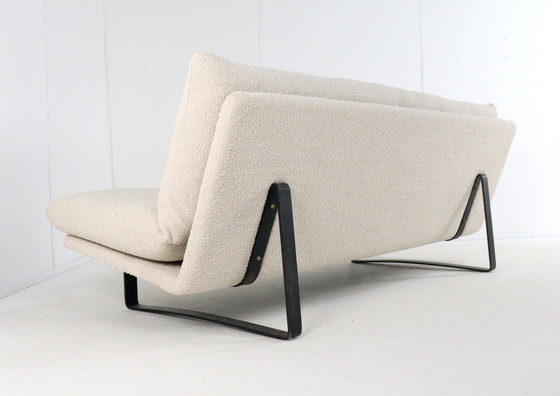 Image 1 of Kho Liang Ie per Artifort Divano a 3 posti C684 nuovo rivestimento vintage