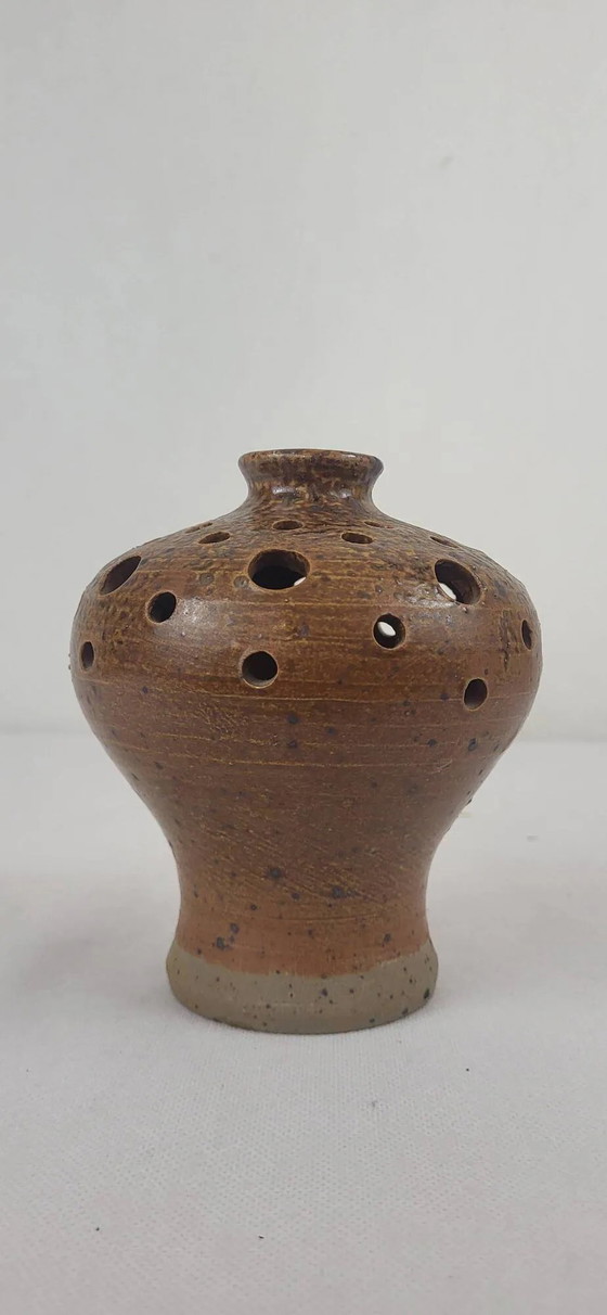 Blumenvase aus Steingut – Vasen, Porcelain, Vintage (photo 2 of 6)