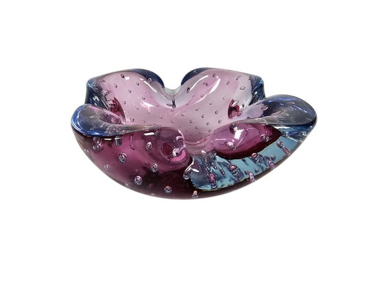 Image 1 of Murano - Sommerso - Bullicante - Eingeschlossene Luftblasen - Italien - 60er Jahre