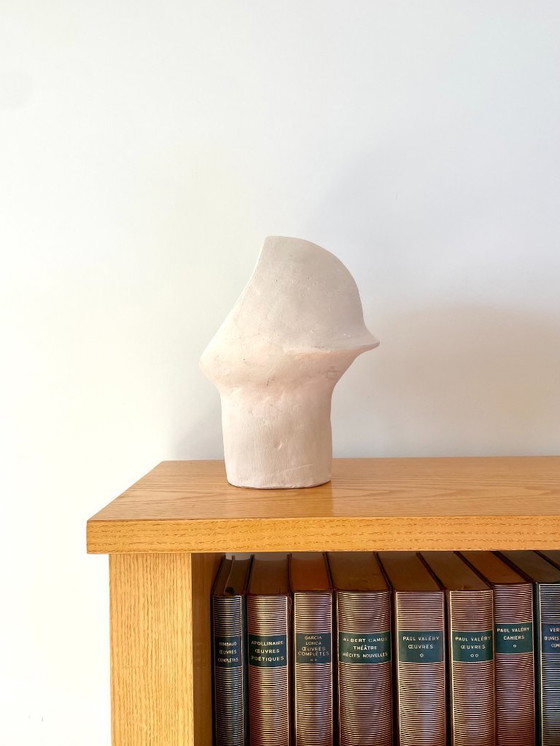 Image 1 of French contemporary ceramic lamp, "Saturno" by Renzo Maar
