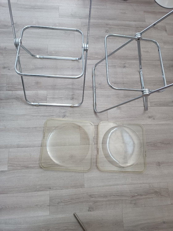 Image 1 of Page 1 of 21 Plia Chairs by Giancarlo Piretti for Anonima Castelli 1967 Original Ed