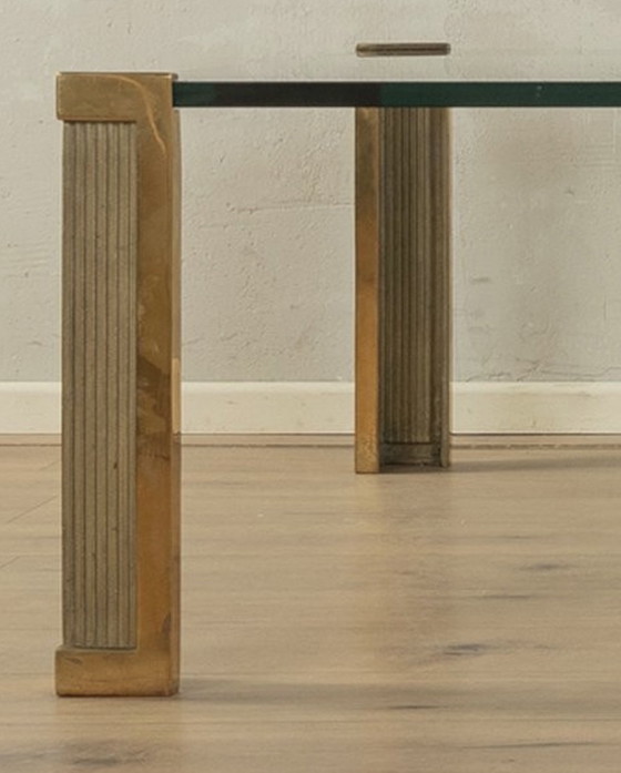 Image 1 of Peter Ghyczy Mesa baja. Patas de latón. 4 piezas.