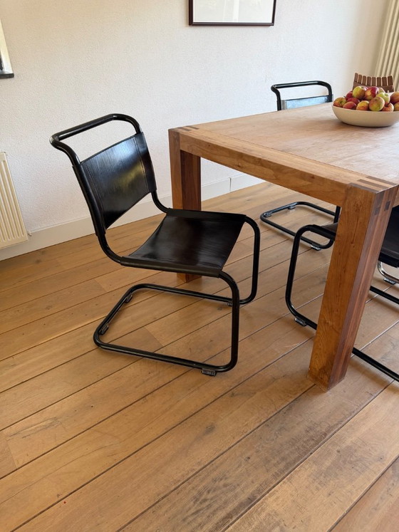 4 Fasem Vintage Chairs – Dining chairs, Leather (photo 4 of 8)
