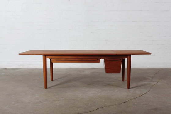 Tavolino da caffè tavolo da cucito di Arne Wahl Iversen design danese teak – Iversen (Arne Wahl) (photo 14 of 18)