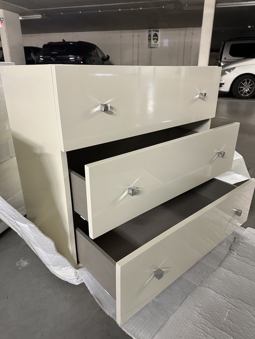 Commode met 3 laden 80x75x45