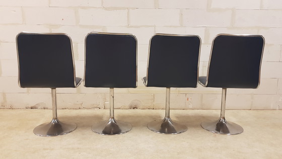 Image 1 of Sedie a tromba a tulipano Tacke dell'era spaziale degli anni '70