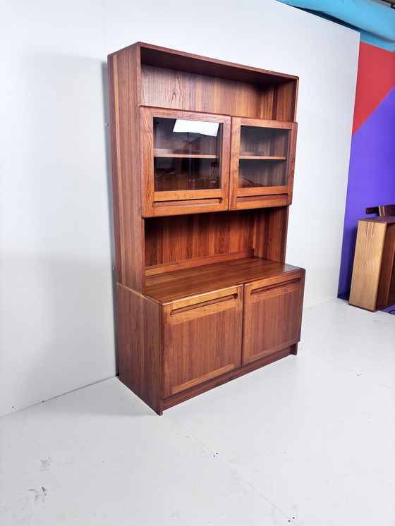 Image 1 of Vintage vitrinekast teak deens