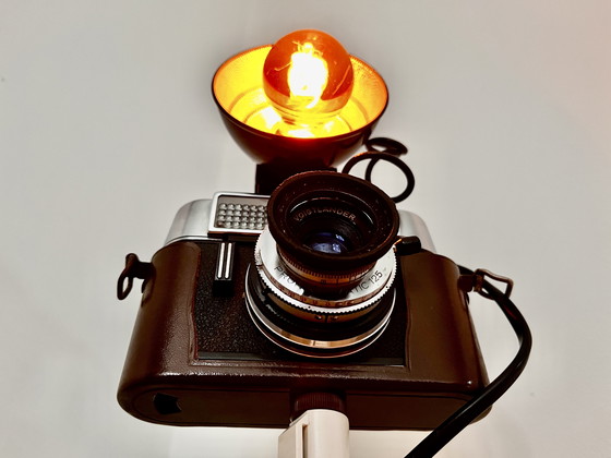 Image 1 of Unieke lamp gemaakt van retro Voigtländer camera 
