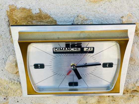 Image 1 of Orologio da parete di metà secolo di Jaz, anni '70-'80
