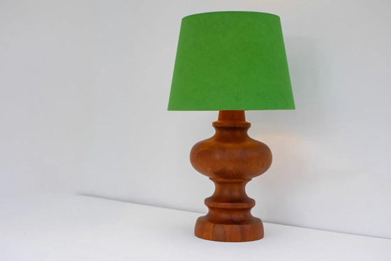 Image 1 of Mid-century modern Scandinavian oak table lamp from Möllers