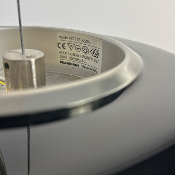 Image 1 of Prandina Notte S5 Pendant Lamp – Black & Yellow – Perfect Condition