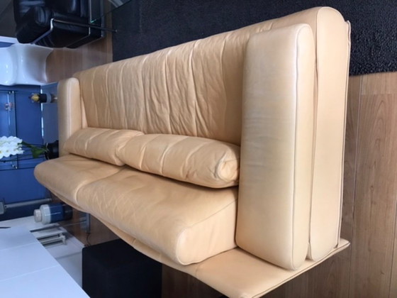 Image 1 of Dos asientos de cuero Rolf Benz 3 1/2 asientos