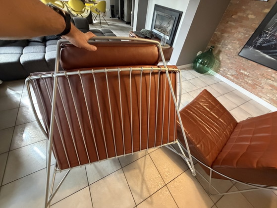Image 1 of Leolux Volare brown leather