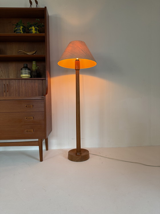 Image 1 of Vintage teak floor lamp, Domus '70