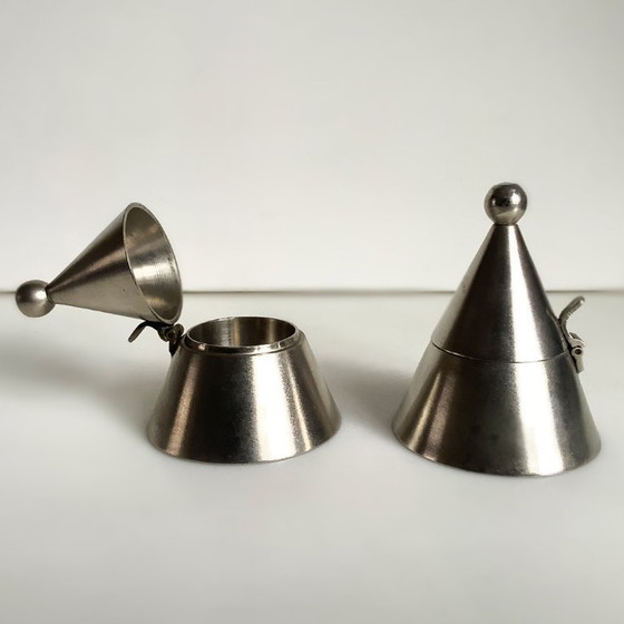 Image 1 of Vintage design postmoderne Memphis Aldo Rossi stijl kandelaars